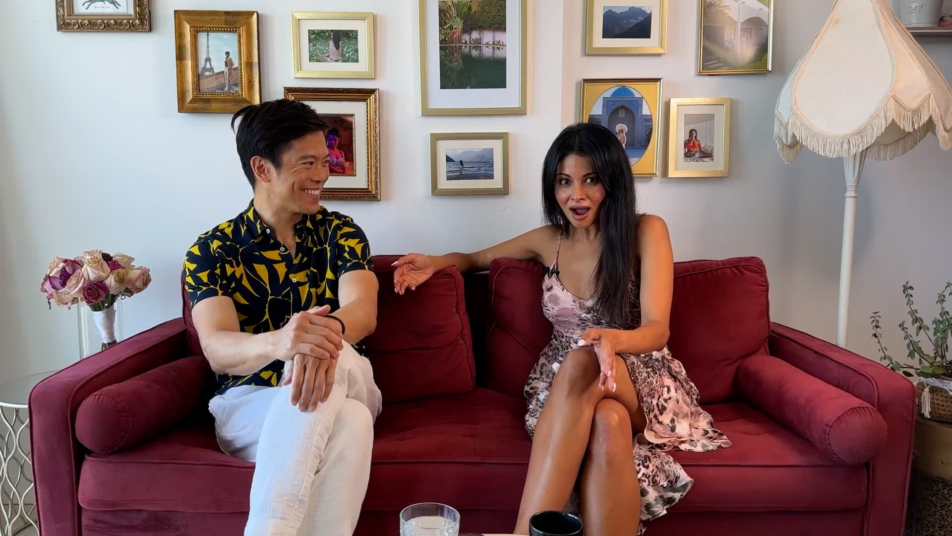 Zara gets personal with actor Byron Mann.